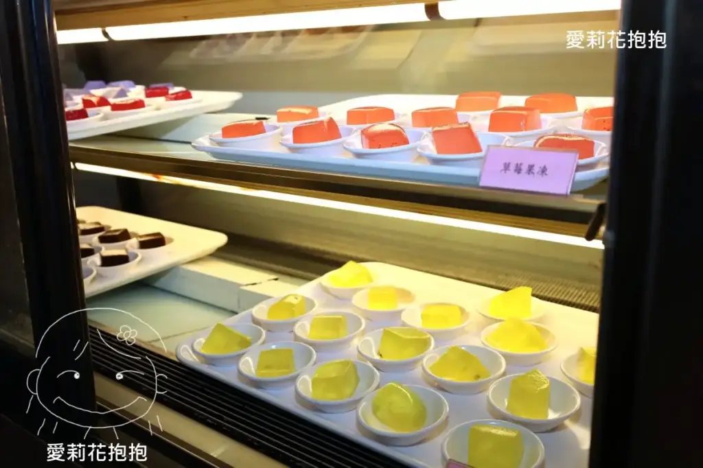 荷蓮蔬食各式果凍區