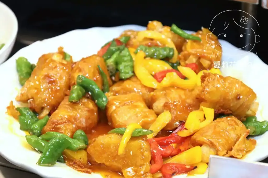 荷蓮蔬食澄汁排骨